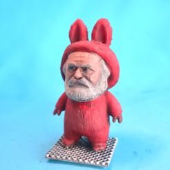 ☭ Karl Marx Labubu Stylized + Keychain ☭