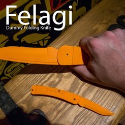 83b240bbd69602a0fbf32f5e77f83ade_display_large.jpg Free STL file Felagi - Folding Knife・3D printer design to download