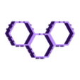 Set_of_3_Inverse.stl Minifig Hexagons - Extended Edition