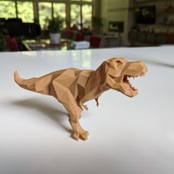 Low-poly t-rex, tracy216