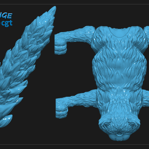 Pirate-Cat-3.png Flexy Pirate Cat - Articulated Flexi Cat