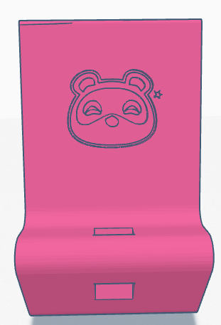 Animal Crossing Tom Nook Switch Dock - 3D model önizlemesi