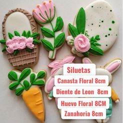 WhatsApp-Image-2022-03-20-at-8.05.02-AM.jpeg Download STL file Easter Silhouettes x4 • 3D printable template, FloR