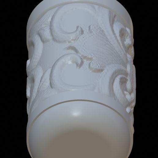Screenshot_2024-10-20-04-30-32-922_com.stephaneginier.nomad.jpg Baroque Style Embossed Cylindrical Containers with Threaded Cap for 3D Printing