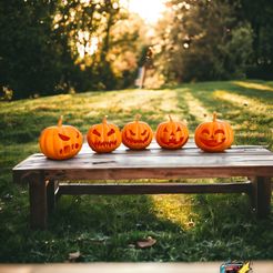 PhotoRoom_20230904_202900.jpg 3D file SPOOKTACULAR HALLOWEEN 3D PRINTABLE PACK 9 STLS! GHOSTS AND JACK-O-LANTERNS (COMMERCIAL LICENSE)・3D printable model to download