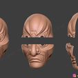 21.jpg Japanese Bugaku Mask - Devil Mask -Halloween Cosplay 3D print model