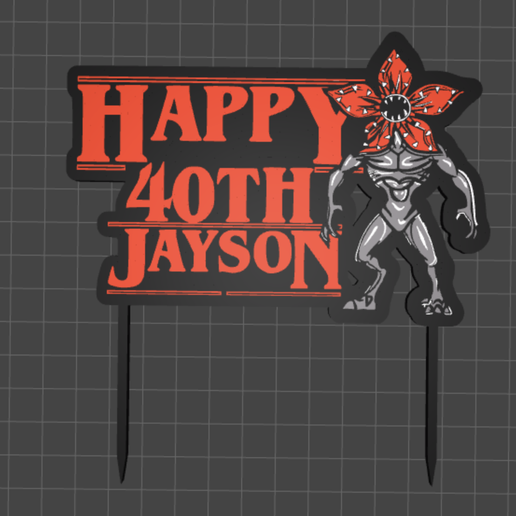 Stranger things Happy 40th Jayson