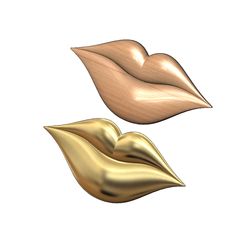 Lips-Relief-00.jpg Lippen Rosette Onlay Relief 3D-Druck Modell