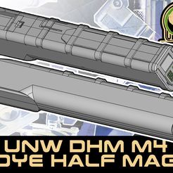 Lp TOP Sl vo Lo > DYE HALF MAG UNW DHM : DYE tactical half mags shells  Model 4