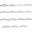 ZZ.png Camaro Multipack Silhouette Wall Art