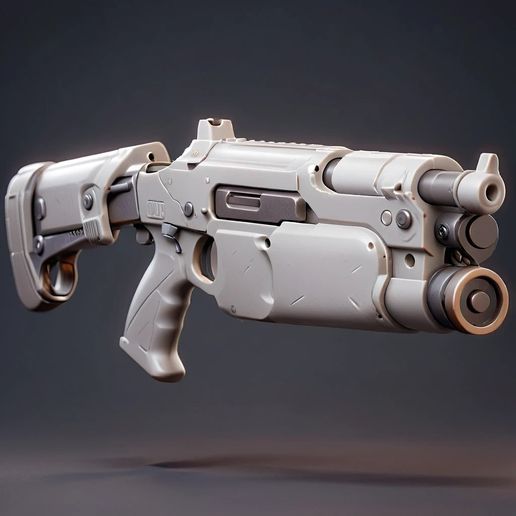 Trek-12 Shotgun 3D Model STL Printable - 3D Model STL Printing 3D model