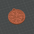 slicerKeychain-2.png Vegvisir Wall Decor + Keychain