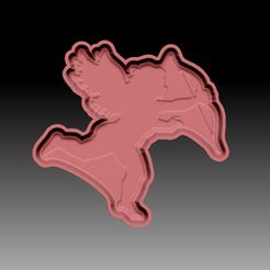 Cupid-VACUUM-PIECE.jpg STL file CUPID BATH BOMB MOLD・3D printing template to download