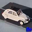 2cv-HO-98.jpg 3D file 2 CV scale HO・3D printable model to download