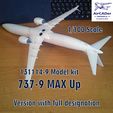 131114-9-Model-kit-737-9-MAX-Up-Image-01m-1x1.jpg 131114-9 模型套件 737-9 MAX Up 比例 1/100