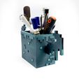 IMG_4122.jpg Minecraft Warden Pen Holder Desk Organizer Tool Holder