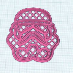 sto1.JPG Fichier STL gratuit Casque Storm Trooper coupe-biscuits à l'emporte-pièce・Design pour imprimante 3D à télécharger