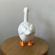 IMG_6973.jpeg 8inch Porch Goose, Desk Goose, Companion Buddy, Outdoor & Indoor statue, Yard Art, Cute and Funny Goose Gift - COMMERCIAL LICENSE!!