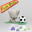 untitled.17.png Cute Pets Little Pets Collectibles Doggy Winter 3D print model