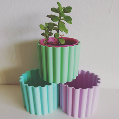 maceta-mimi.png STL file MIMI Mini size flowerpot・3D printable model to download
