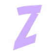 Z.stl Letters and Numbers Indiana Jones Letters and Numbers | Logo