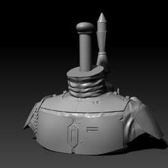 BPR_Composite4.jpg 3D file Stand for Boba Fett Helmet・3D printer model to download