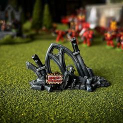 keep-off-the-grass-terrain-image.jpg Archivo STL gratis Torreón de la Hierba Wargames Terreno Objetivo・Objeto para impresora 3D para descargar