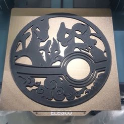 Charizard Evolution Pokeball Wandbild