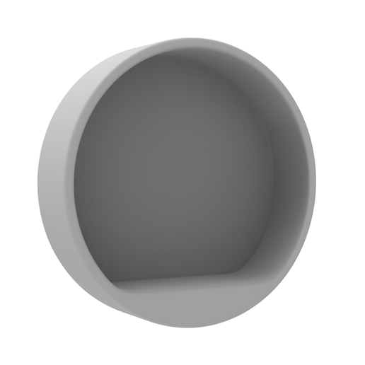 Circular Niche Wall Organizer / Organisateur mural Niche Circulaire 3D model