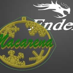 Macarena-Ender.jpg Macarena Christmas Ornament