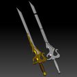 Preview52.jpg The Power Sword, Subternia Blade and Preternia Blade - He-man Netflix Version 3D Print model