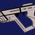 1.png Mass Effect 2 - M4 Shuriken machine gun 3D model