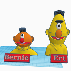 Ert-Bernie.png STL file Ert&Bernie・3D printable model to download