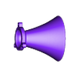 hyberbolic_speaker_52mm_-_horn.stl mp3 player / speaker Horn 52mm - Remix