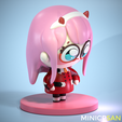 16.png Cute Chibi Zero Two - Darling in the FranXX Anime Figure - for 3D Printing