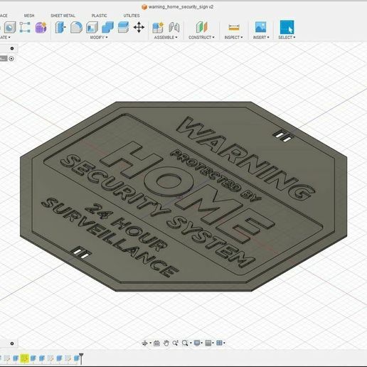 0ed48475-e087-4577-a693-9871ca617b7e.JPG Warning Protected by Home Security System Yard Sign