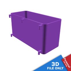 103420-dd.jpg CONTAINER WITH 18X7.5X10CM STORAGE SPACE FOR IKEA SKADIS