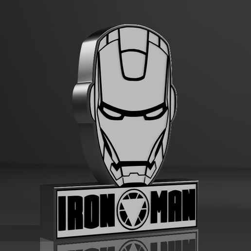 stl file ironman lamp 3d print design to download cults