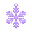 Copo_v2.stl Christmas Flake Earrings