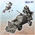 1-PREM.jpg Post-apo vehicles pack No. 1 - Future Sci-Fi SF Post apocalyptic Tabletop Scifi Machine Terrai,