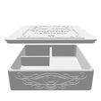 Captura-de-Pantalla-2023-03-02-a-las-11.32.03.jpg STL file WEED BOX WEED CONTAINER WEED 420 LABEL GRINDERKING 180X180X50MM EASY PRINT・3D printing idea to download