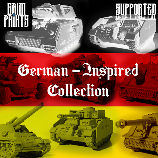 Grim Prints German-Inspired Collection 3D model
