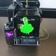 20221030_101109.jpg Push on Creality Sprite Extruder Indicator CR10 Smart Pro Ender 3 S1 Up Yours Middle Finger Birdie