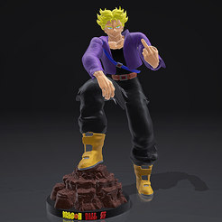 3D file Gohan SSJ5 Dragon Ball AF 🐉・3D printer model to download・Cults