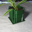 Mackintosh-Glasgow-Flowerpot-wide-green.jpg Charles Mackintosh inspired plant flower pot holder