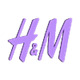 H&M Logo - 3D Print Model by 3d_logoman