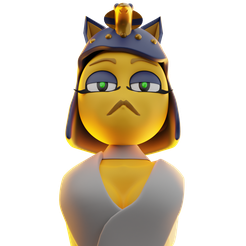 2.png 3D Sculpting Ankha From Animal Crossing in Blender3d