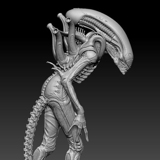 Alien Xenomorph 3D scan (Big Chap)