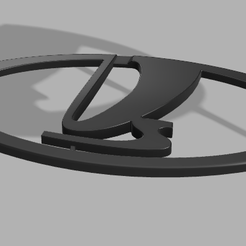 017.png Datei STL LADA-Logo・Modell für 3D-Druck zum herunterladen