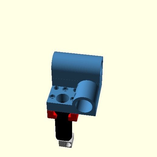 Tantillus carriage - LM8UU bushings 3D model